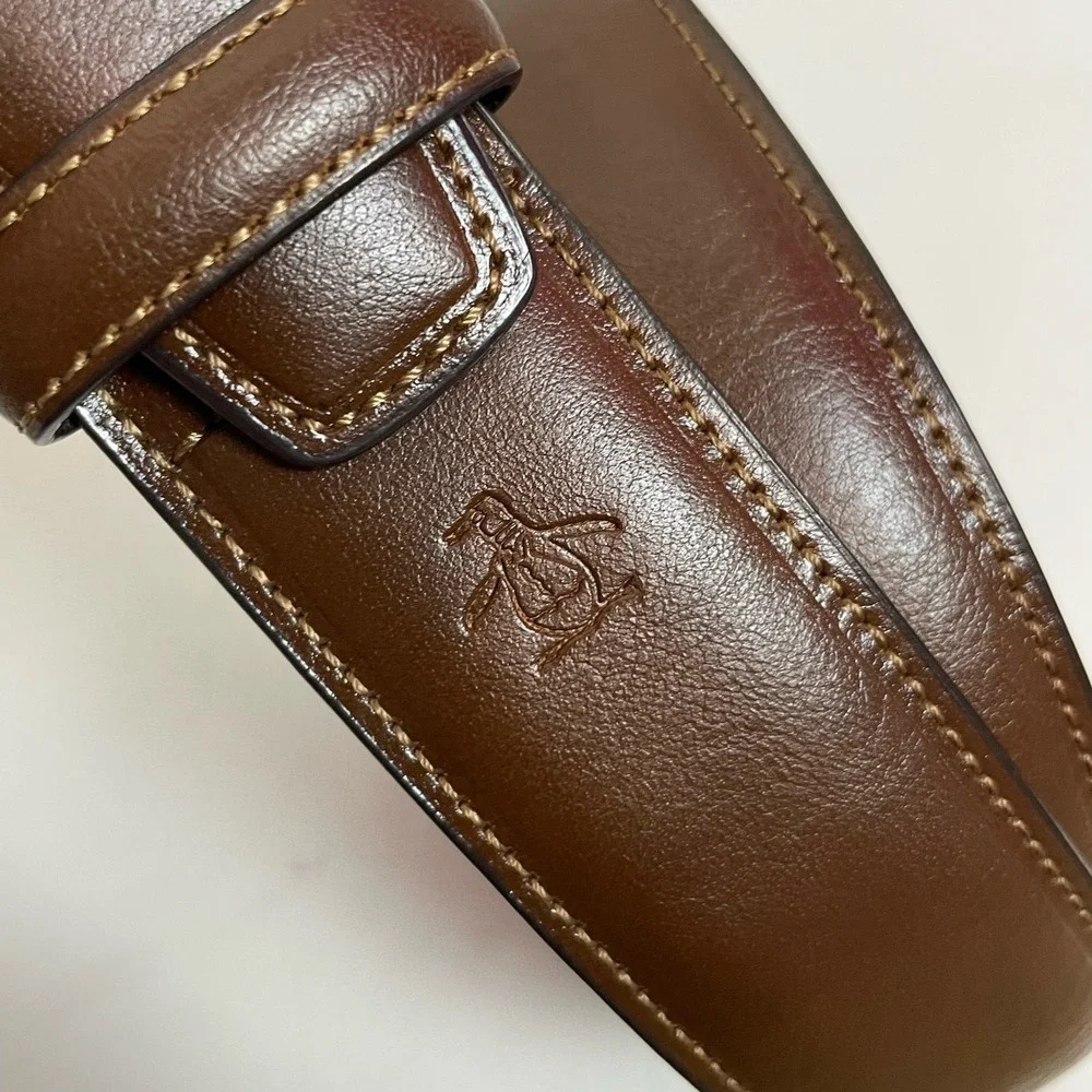 Penguin Munsingwear Men's‎ Brown Belt 42 Faux Leather Classic 1.25